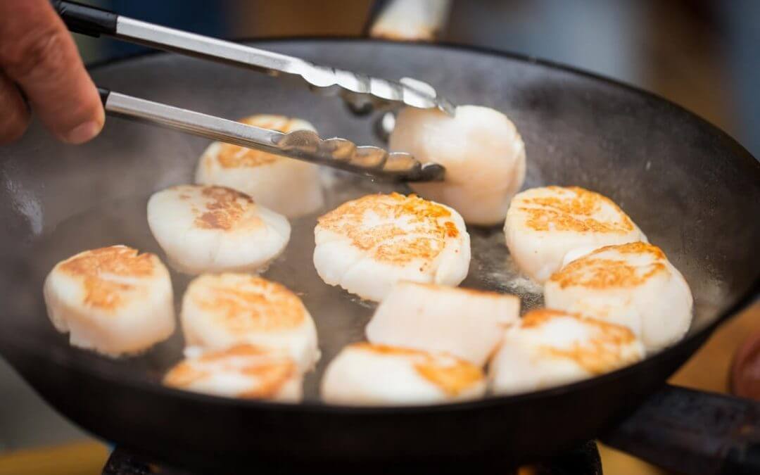 Pan-Fried Scallops with Lime & Coriander Recipe